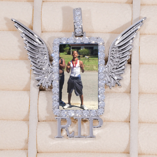 RIP WING 3D CUSTOM PICTURE PENDANT