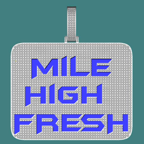 CUSTOM LETTER NECKLACE 3D BIG SQUARE