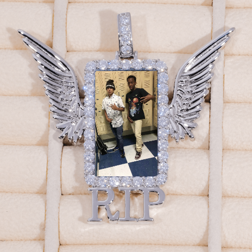 RIP WING 3D CUSTOM PICTURE PENDANT