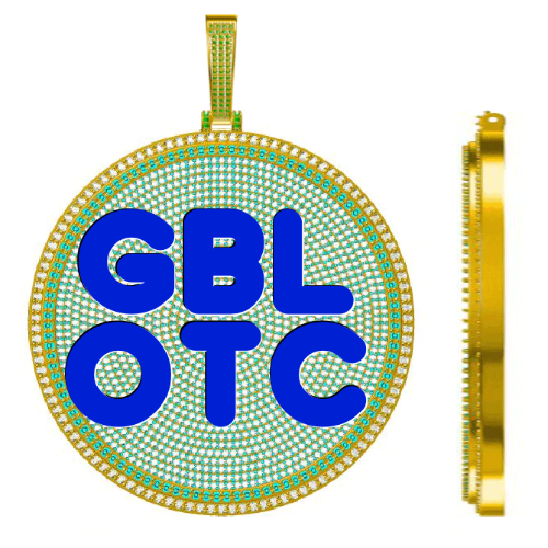 CUSTOM LETTER NECKLACE 3D BIG DISC
