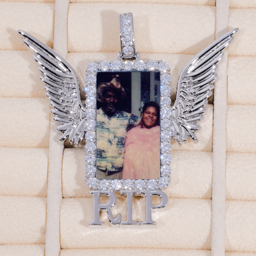RIP WING 3D CUSTOM PICTURE PENDANT