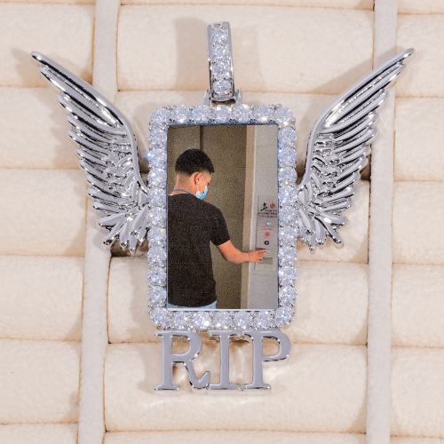 RIP WING 3D CUSTOM PICTURE PENDANT