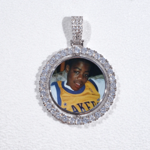 3D Spinning 2-Faced Custom Picture Pendant