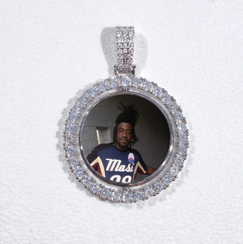 3D Spinning 2-Faced Custom Picture Pendant