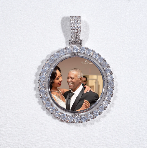 3D Spinning 2-Faced Custom Picture Pendant