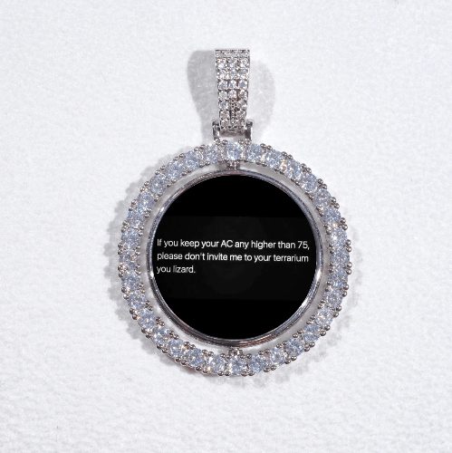 3D Spinning 2-Faced Custom Picture Pendant