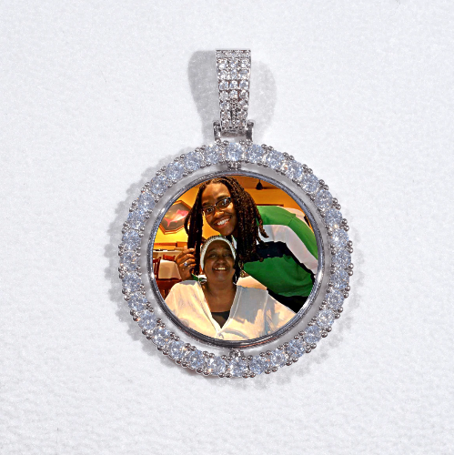 3D Spinning 2-Faced Custom Picture Pendant