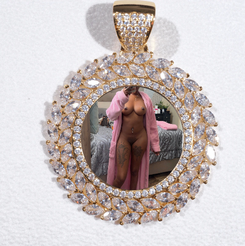 Large 3D Wheat Ear Custom Picture Pendant