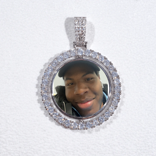 3D Spinning 2-Faced Custom Picture Pendant
