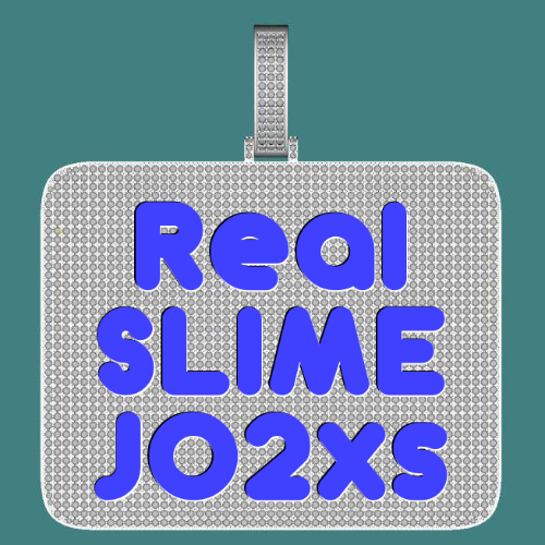 CUSTOM LETTER NECKLACE 3D BIG SQUARE