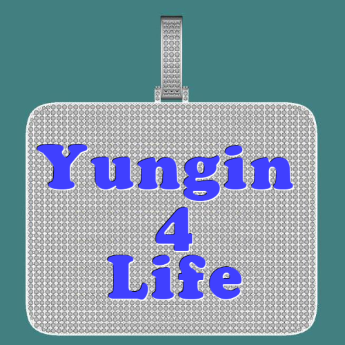 CUSTOM LETTER NECKLACE 3D BIG SQUARE