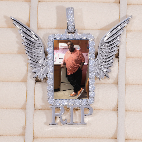 RIP WING 3D CUSTOM PICTURE PENDANT