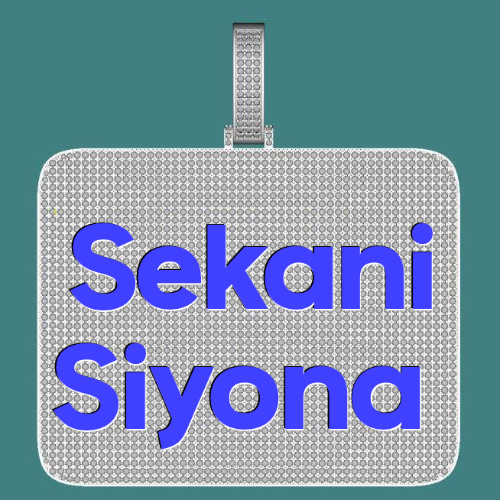 CUSTOM LETTER NECKLACE 3D BIG SQUARE
