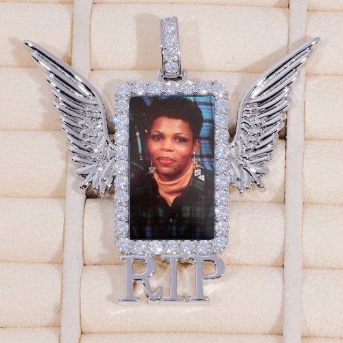 RIP WING 3D CUSTOM PICTURE PENDANT