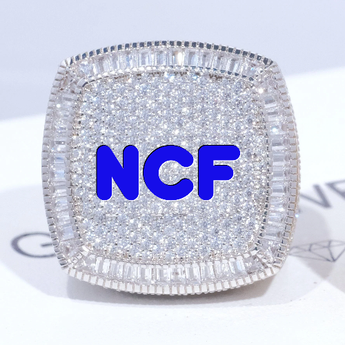 CUSTOM LETTER 3D ICED RING