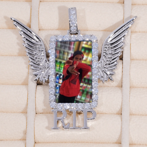 RIP WING 3D CUSTOM PICTURE PENDANT