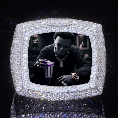 3D CUSTOM PICTURE ICED RING