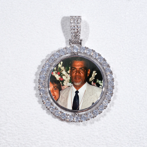 3D Spinning 2-Faced Custom Picture Pendant