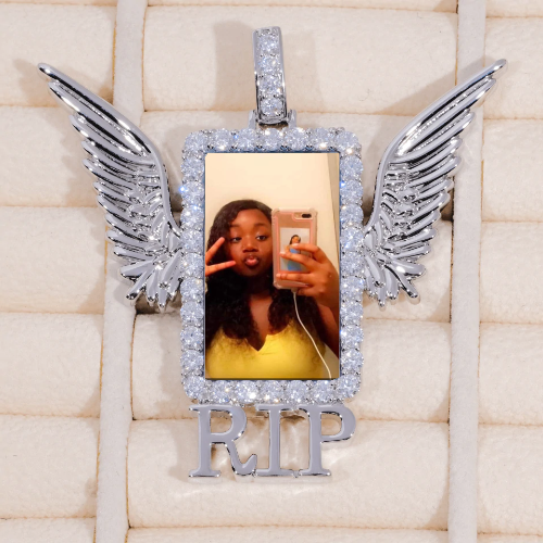 RIP WING 3D CUSTOM PICTURE PENDANT