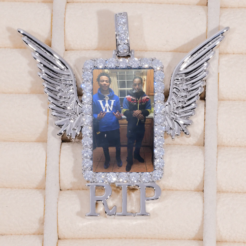 RIP WING 3D CUSTOM PICTURE PENDANT