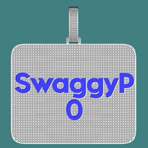 CUSTOM LETTER NECKLACE 3D BIG SQUARE