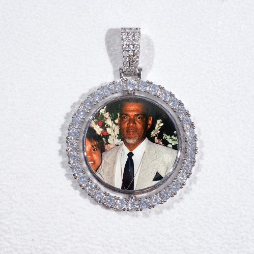 3D Spinning 2-Faced Custom Picture Pendant