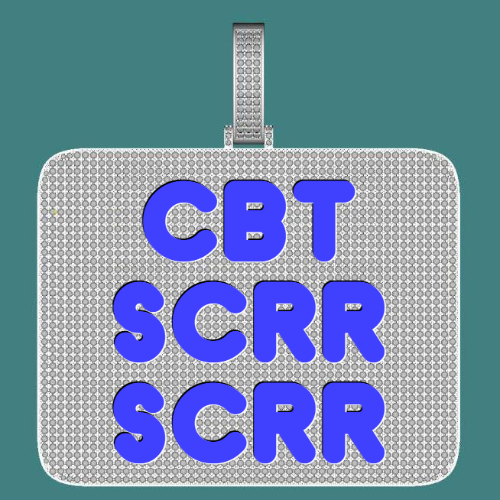 CUSTOM LETTER NECKLACE 3D BIG SQUARE