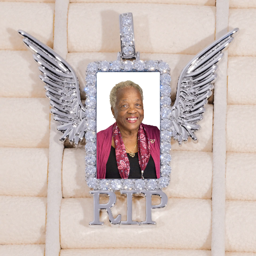 RIP WING 3D CUSTOM PICTURE PENDANT