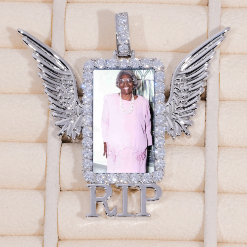 RIP WING 3D CUSTOM PICTURE PENDANT
