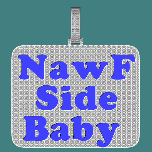 CUSTOM LETTER NECKLACE 3D BIG SQUARE