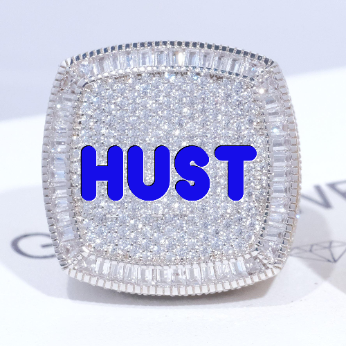 CUSTOM LETTER 3D ICED RING