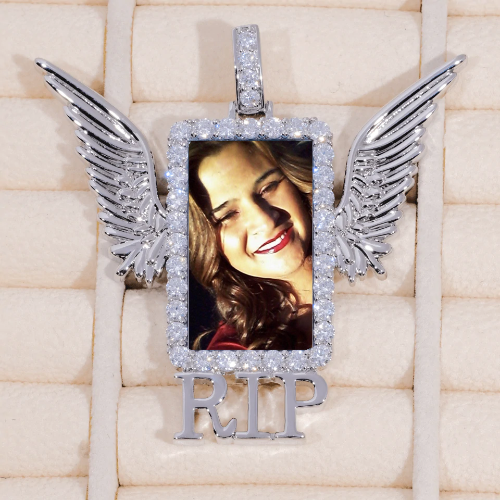 RIP WING 3D CUSTOM PICTURE PENDANT