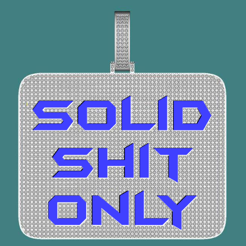 CUSTOM LETTER NECKLACE 3D BIG SQUARE