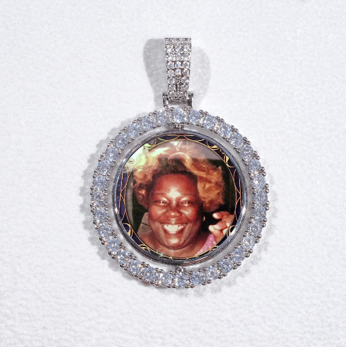 3D Spinning 2-Faced Custom Picture Pendant