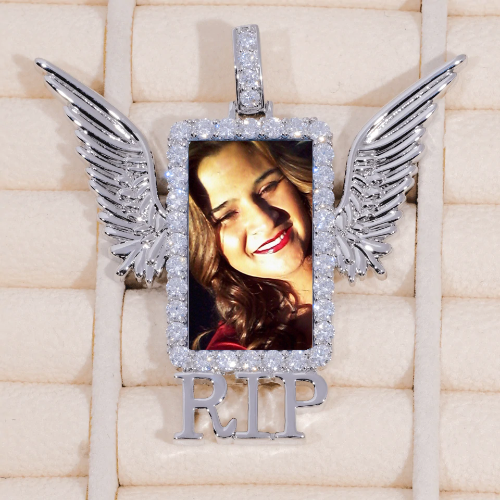 RIP WING 3D CUSTOM PICTURE PENDANT