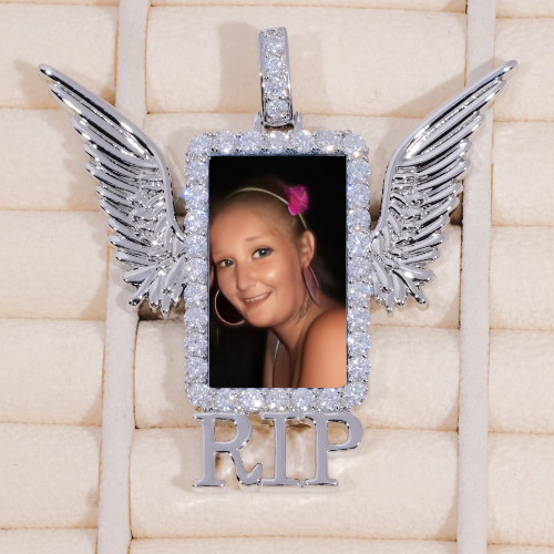 RIP WING 3D CUSTOM PICTURE PENDANT