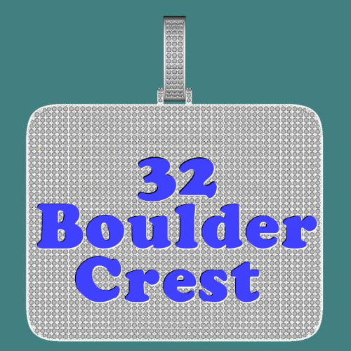 CUSTOM LETTER NECKLACE 3D BIG SQUARE