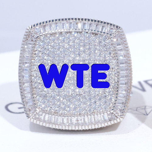 CUSTOM LETTER 3D ICED RING