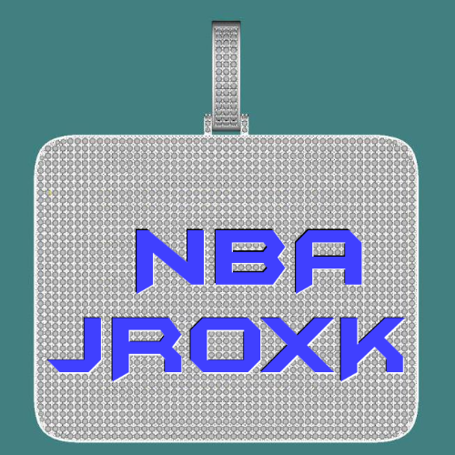 CUSTOM LETTER NECKLACE 3D BIG SQUARE