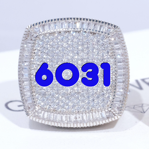 CUSTOM LETTER 3D ICED RING