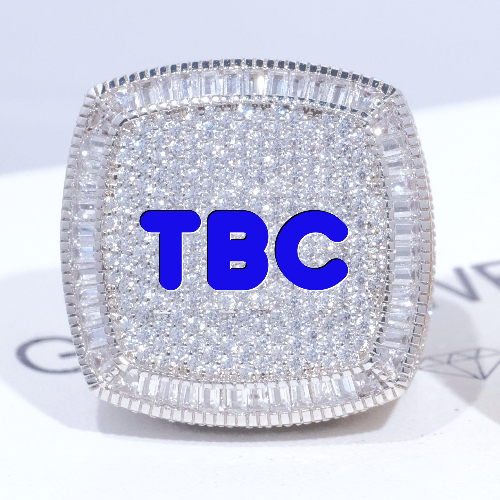 CUSTOM LETTER 3D ICED RING