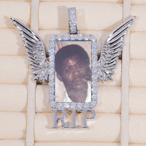 RIP WING 3D CUSTOM PICTURE PENDANT