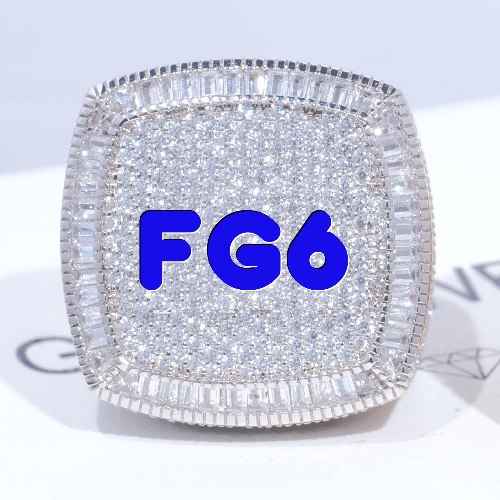 CUSTOM LETTER 3D ICED RING