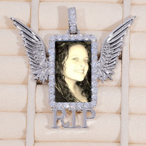 RIP WING 3D CUSTOM PICTURE PENDANT