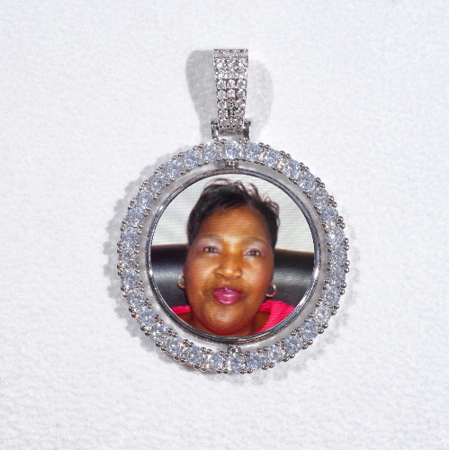 3D Spinning 2-Faced Custom Picture Pendant