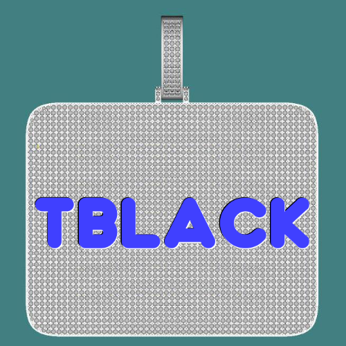 CUSTOM LETTER NECKLACE 3D BIG SQUARE