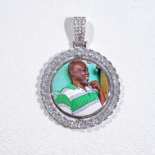 3D Spinning 2-Faced Custom Picture Pendant