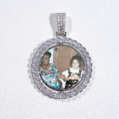 3D Spinning 2-Faced Custom Picture Pendant