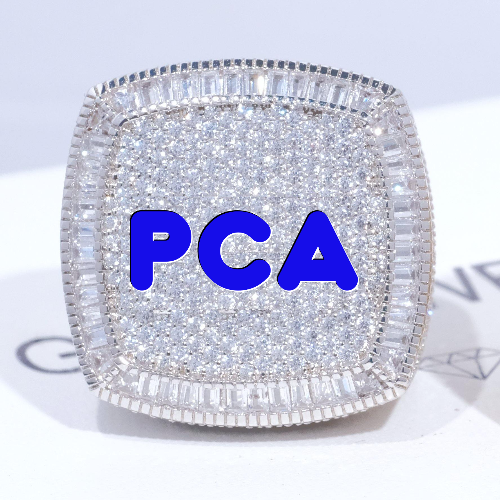 CUSTOM LETTER 3D ICED RING