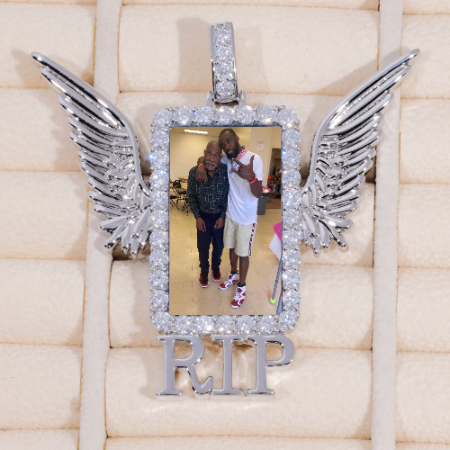 RIP WING 3D CUSTOM PICTURE PENDANT